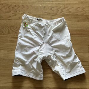 Castelli White Cycling Shorts Men XL white made in italy techno sport wear